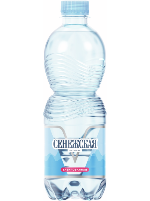 Вода Сенежская питьевая газированная, 500мл