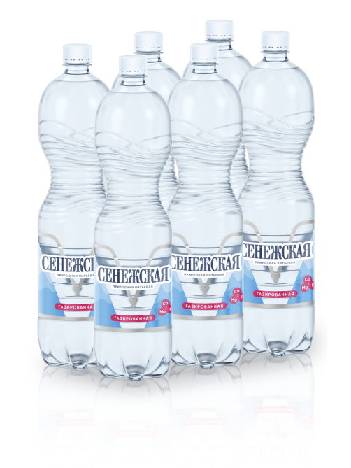 Вода Сенежская питьевая газированная, 1.5л