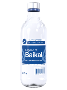 Вода Legend of Baikal негазированная стекло, 330мл