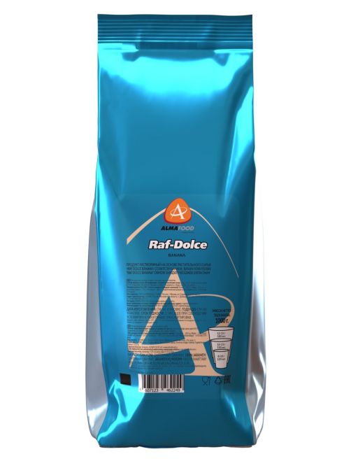 Продукт растворимый Almafood Raf-Dolce банан растительный, 1кг