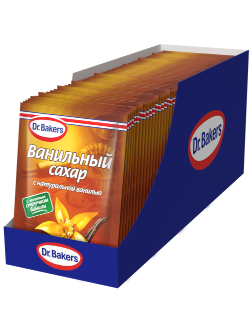 Сахар Dr.Bakers ванильный с натуральной ванилью, 15г