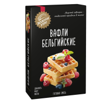 Смесь для приготовления бельгийских вафель Золотое утро 400г