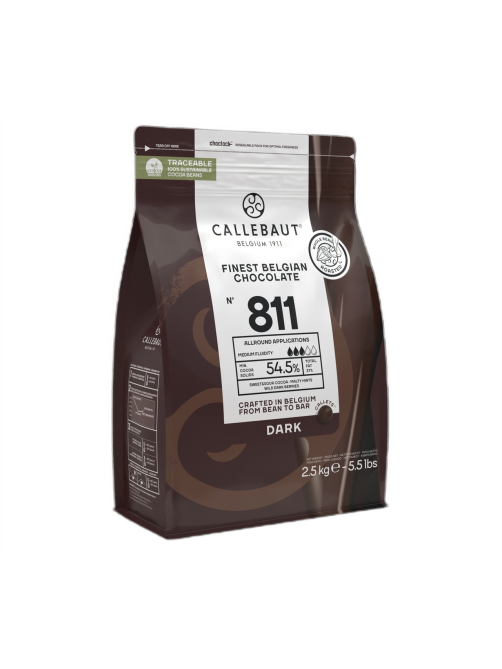 Шоколад Barry Callebaut темный, 2.5кг