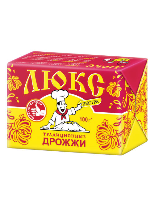 Дрожжи Люкс Экстра прессованные, 100г