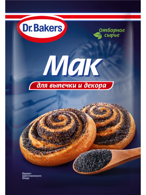 Мак Dr.Bakers для выпечки, 80г