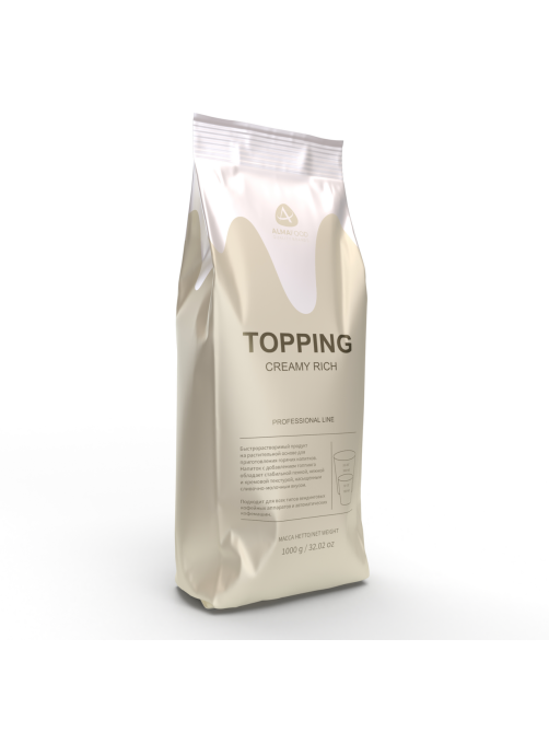 Продукт растворимый Almafood Topping Creamy Rich растительный, 1кг