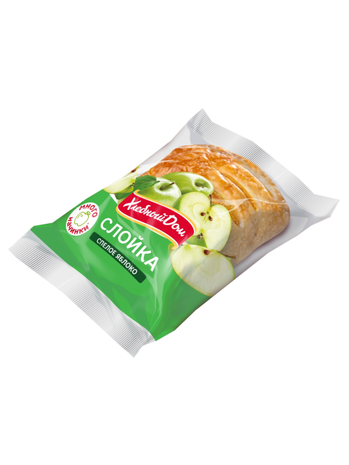Слойка Хлебный дом Спелое яблоко, 55г