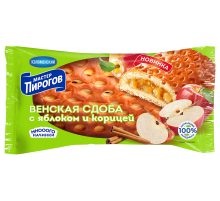 Сдоба Мастер Пирогов Венская с яблоком и корицей, 150г