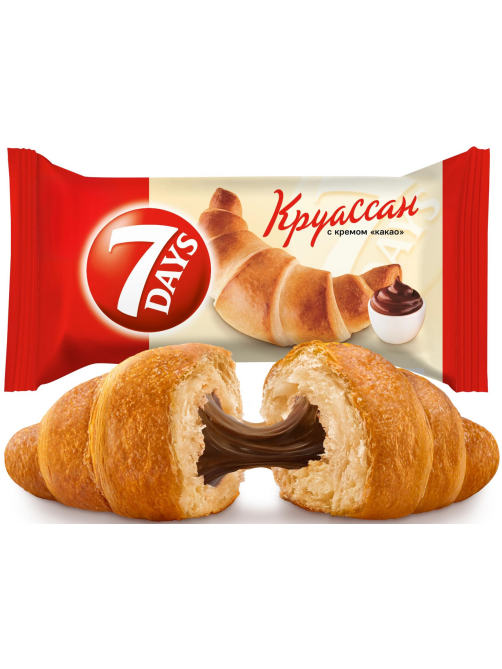 Круассан 7 Days с кремом какао, 65г
