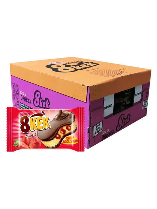 Кекс Ulker 8 Kek с клубникой, 40г