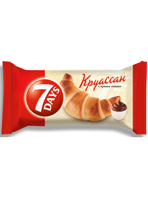 Круассан 7 Days с кремом какао, 65г