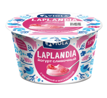 Йогурт Viola Laplandia Малина и сыр Маскарпоне сливочный 7.2%, 180г