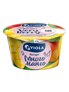 Йогурт Viola Very Berry Манго 2.6%, 180г