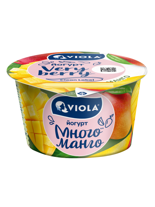 Йогурт Viola Very Berry Манго 2.6%, 180г