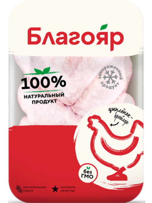 Крыло цыпленка-бройлера Благояр замороженное