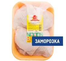 Бедро цыпленка-бройлера Ясные зори с кожей замороженное, ~800г