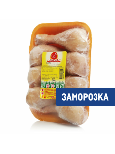 Голень цыпленка-бройлера Ясные зори с кожей замороженная, ~900г