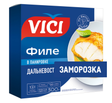 Филе рыбное Vici Дальневосточное замороженное, 300г