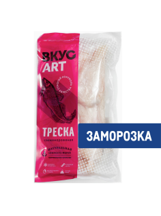 Филе трески Вкусарт свежемороженое, 500г