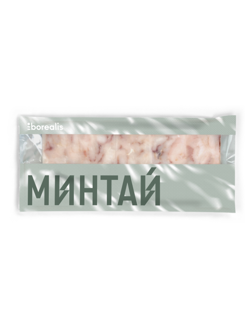 Минтай Borealis тихоокеанский филе свежемороженый, 750г