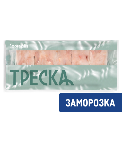 Треска Borealis филе блочное замороженная, 750г