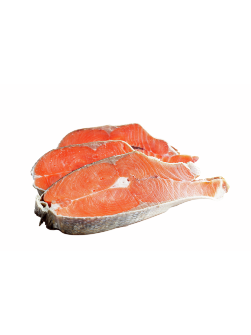 Кижуч стейк Вкусарт замороженный, 500г