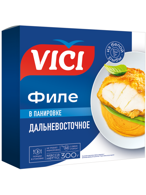 Филе рыбное Vici Дальневосточное замороженное, 300г