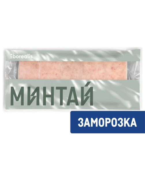 Фарш из минтая Borealis замороженное, 750г