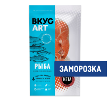 Кета стейк Вкусарт замороженный, 500г