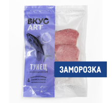 Тунец Вкусарт филе-кусок без кости замороженный, 500г