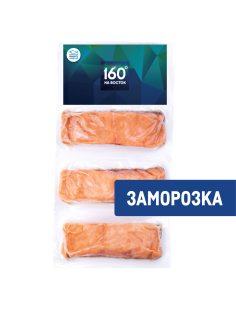 Форель 160 на Восток филе-кусок на коже замороженная, 375г