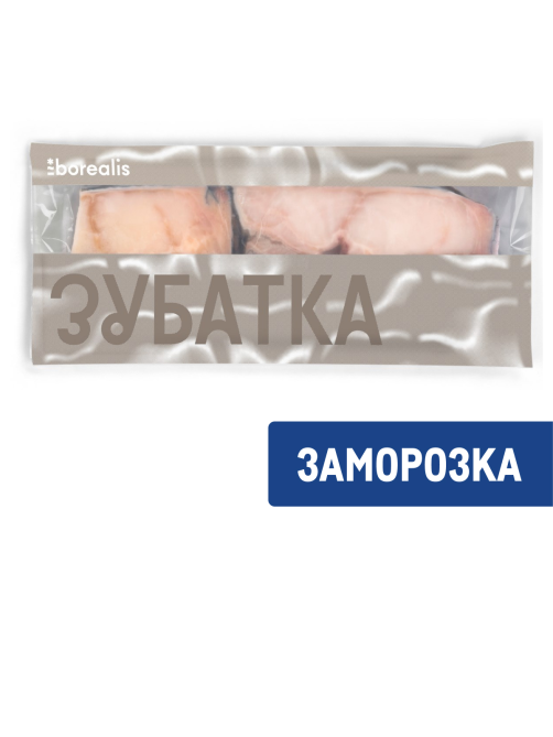 Стейк из пестрой зубатки Borealis замороженный, 600г