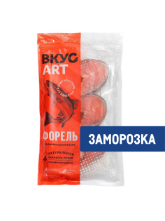 Форель Вкусарт Радужная стейк замороженная, 500г