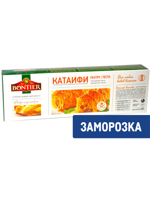 Тесто Bontier Kataifi замороженное, 450г