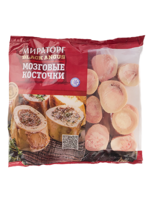 Косточки мозговые говяжьи Мираторг Black Angus зачищенные замороженные, 1кг