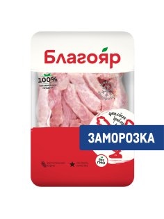 Шеи цыпленка-бройлера Благояр замороженные, ~900г
