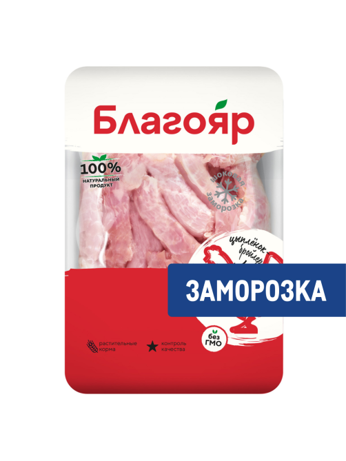 Шеи цыпленка-бройлера Благояр замороженные, ~900г
