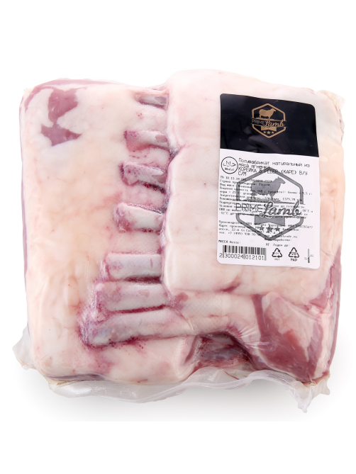 Корейка ягненка Prime Lamb Халяль 8 ребер замороженная, ~13кг
