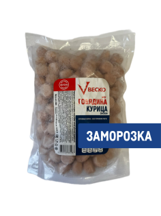 Фрикадельки Веско говядина и курица замороженные, 800г