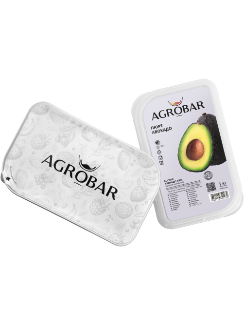 Пюре фруктовое Agrobar авокадо замороженное, 1кг