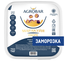 Пюре Agrobar фруктовое маракуйя замороженное, 1кг