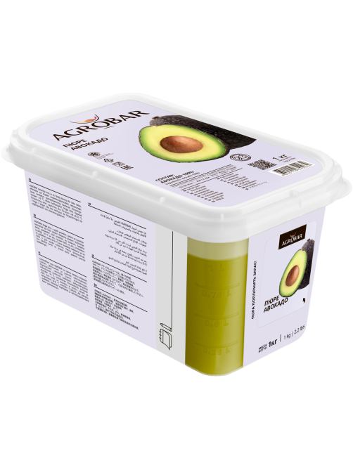 Пюре фруктовое Agrobar авокадо замороженное, 1кг