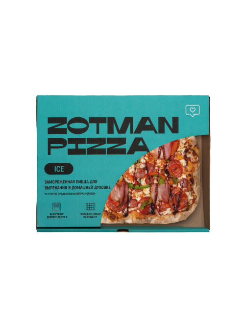 Пицца Zotman Баварская мясная замороженная, 465г