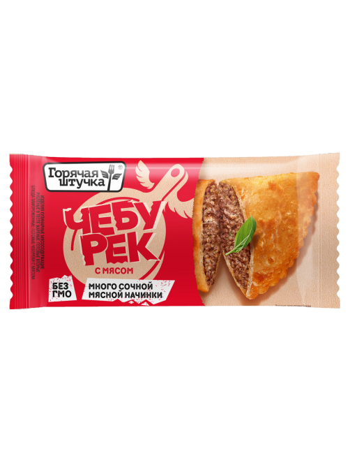 Чебурек Горячая штучка с мясом замороженный, 90г