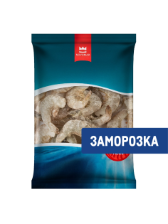Креветки Океан вкуса тигровые без головы замороженные 16/20, 850г