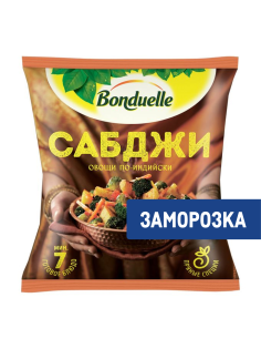 Смесь овощная Бондюэль Сабджи по-индийски замороженная, 400г