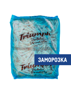 Картофель фри Triumph без панировки быстрозамороженный 9 x 9мм, 2.5кг