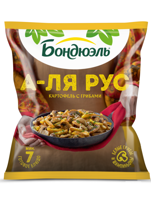 Смесь Бондюэль картофель с грибами А-ля рус замороженная, 400г