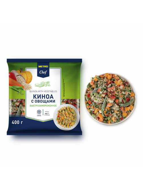METRO Chef Киноа с тыквой и овощами замороженная, 400г