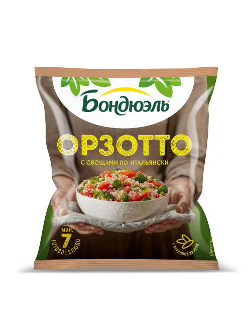 Смесь с овощами Бондюэль по-итальянски замороженная, 400г